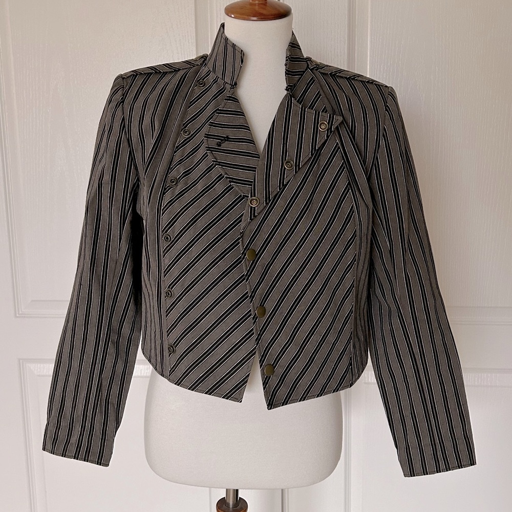 Vintage Striped Blazer Jacket Neiman Marcus